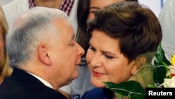 იაროსლავ კაჩინსკი და ბეატა შიდლო