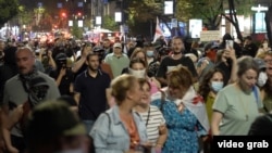 Gruzijski demonstranti su 9. septembra nastavili svoje svakodnevne demonstracije u glavnom gradu Tbilisiju.