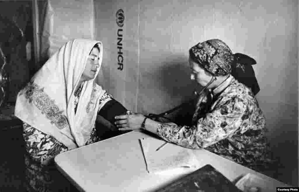 Лагерь Кампи Сахи в Афганистане. Здесь жили беженцы из Таджикистана. 1993 г. &nbsp;