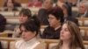 Armenia -- Women at a parliamentary hearing in Yerevan, undated.