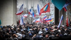 «Автоматы Калашникова и российские паспорта» - Ахтем Чийгоз о митинге 26 февраля 2014 года | Радио Крым.Реалии