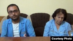 Норайр Теванян и Малина Маркарян (Фотография - пресс-служба полиции)
