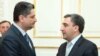 Премьер-миристр Армении Тигран Саргсян (слева) принимает главу правительства Грузии Нику Гилаури, 26 января 2010 г.  
