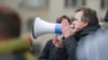 Анатоль Лябедзька на мітынгу прадпрымальнікаў